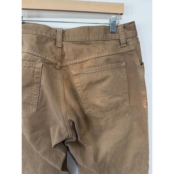 Ariat M4 Brown Low Rise Bootcut men's jeans 32x34 cowboy western ranch - Picture 8 of 9